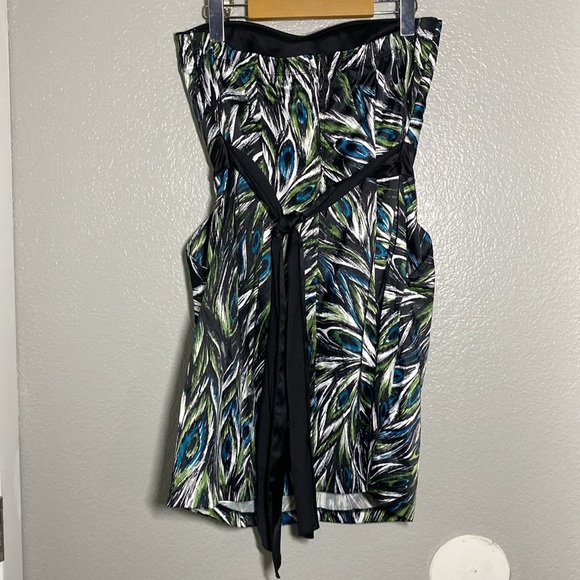 Trixxi Peacock strapless mini dress - Picture 7 of 8